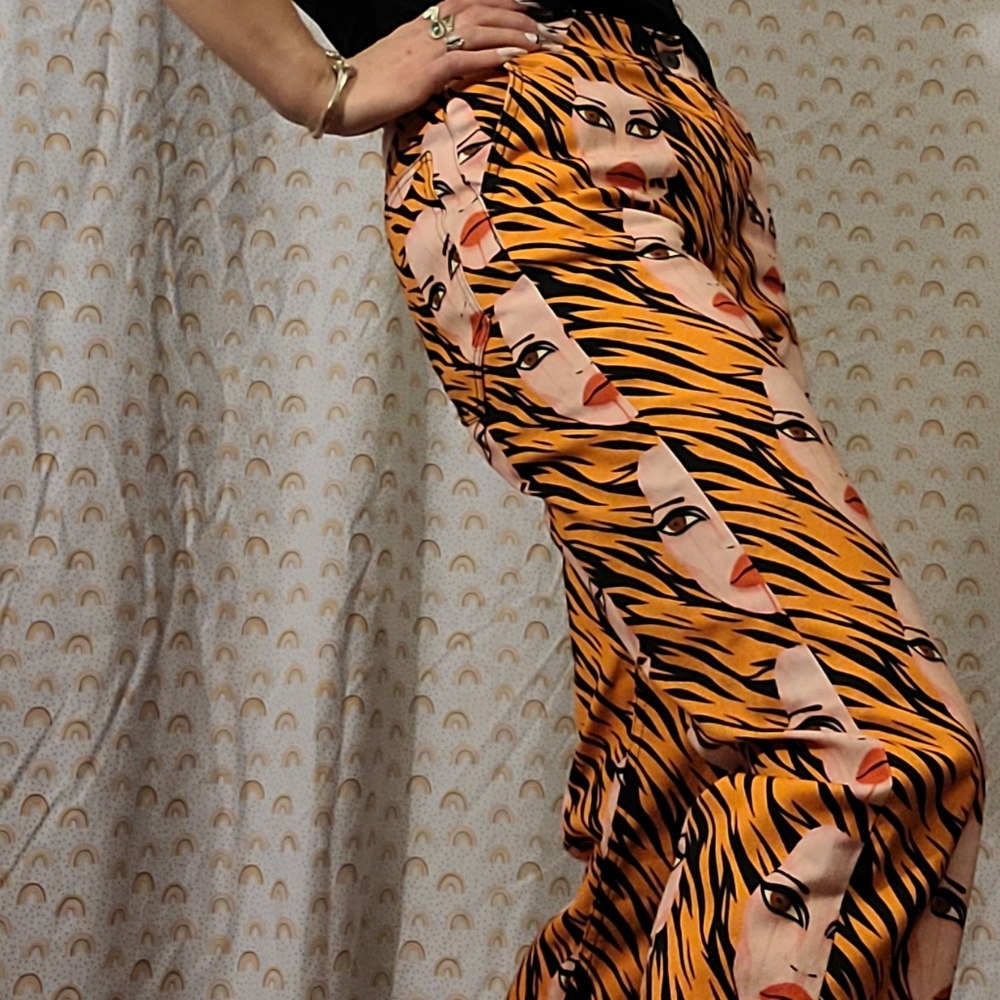 2019 Dearly Beloved Collection Patrick Church High Waisted Flare Leg Size 30 - Picture 15 of 16